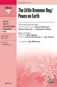 The Little Drummer Boy/Peace on Earth SATB choral sheet music cover Thumbnail